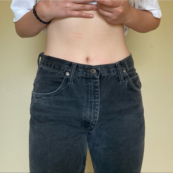 Wrangler black denim jeans - Picture 1 of 4